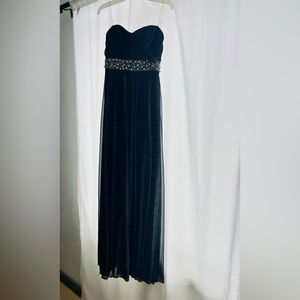 My Michelle Black and sparkly strapless dress. Size 3 Juniors.
